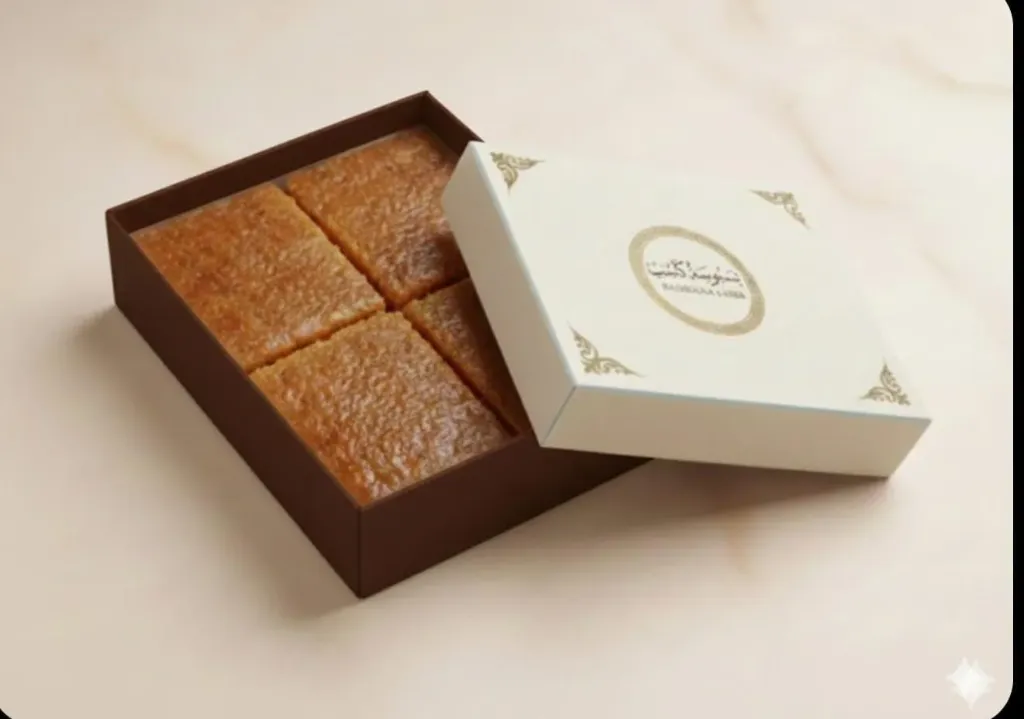 [M-01-4] Basbousa Caramel 4 pieces