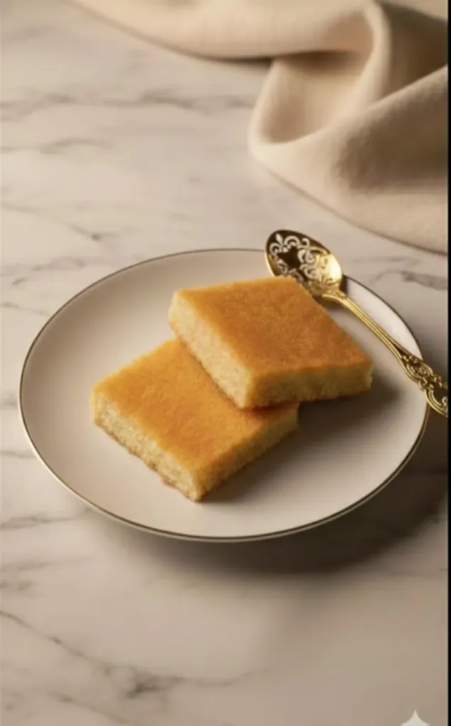 Classic Plain Basbousa 4 pcs