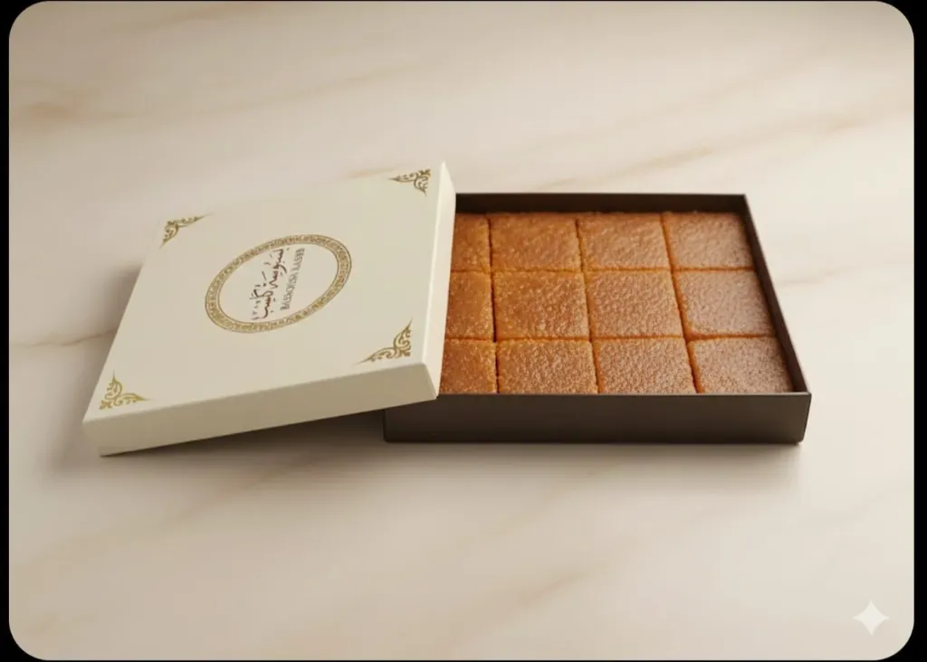 Classic Plain Basbousa 16 pcs